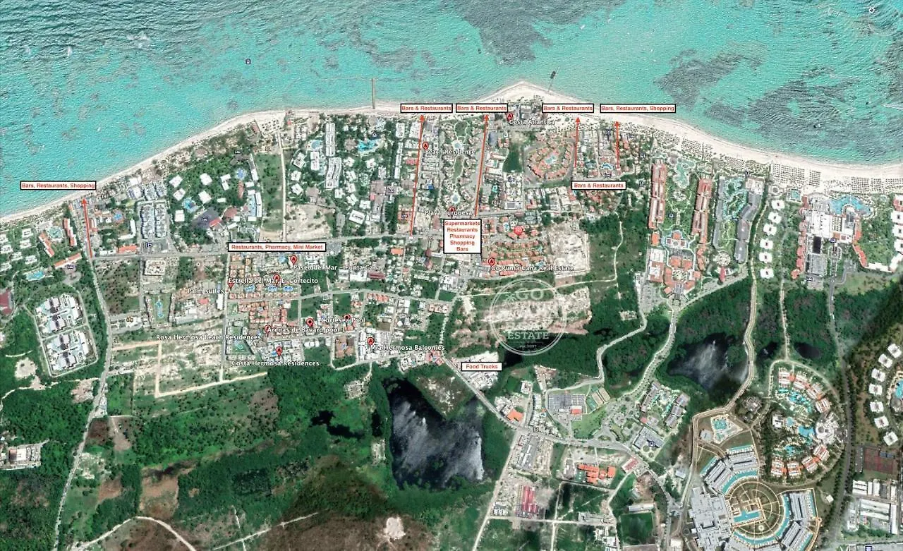 דירות פונטה קאנה Beach Residency B2 Walk To The Beach Grocery Dining Free Wifi 0*,  הרפובליקה הדומיניקנית